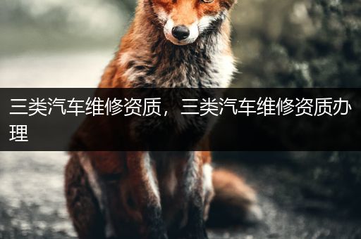 三类汽车维修资质，三类汽车维修资质办理