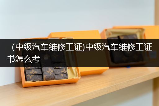 （中级汽车维修工证)中级汽车维修工证书怎么考