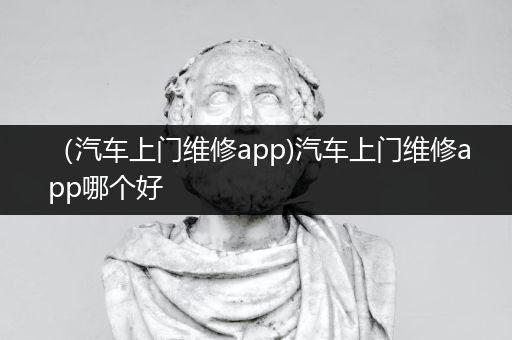 （汽车上门维修app)汽车上门维修app哪个好