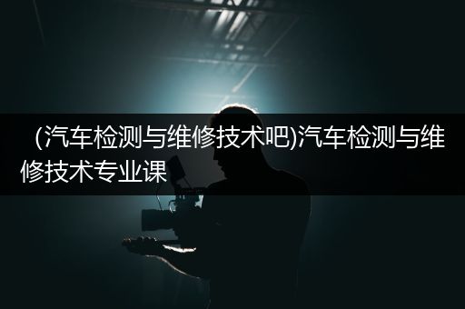 （汽车检测与维修技术吧)汽车检测与维修技术专业课